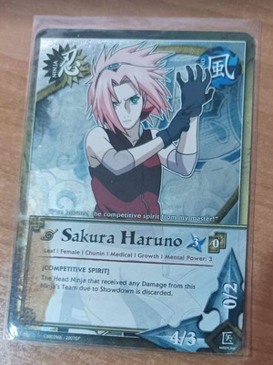 Sakura Haruno PR-040 Common 1st Edition Promo Cards употребяван