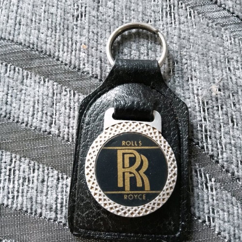 Rolls Royce keychain like new, 6 inches, Made in Kannada