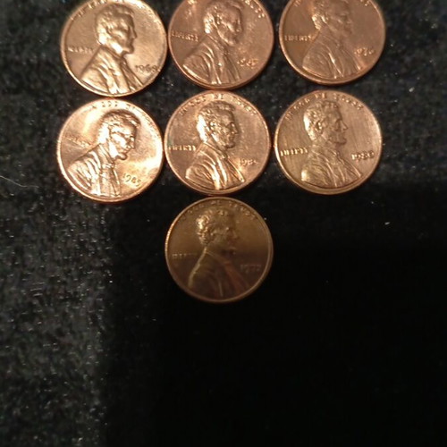 American coins like new, pack of 34 pieces