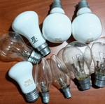 Philips incandescent light bulbs like new pack E27 E14
