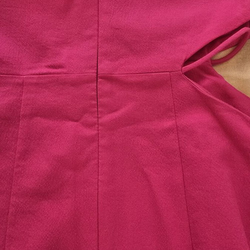 Zara fuchsia pink dress with side design, like new, size XS