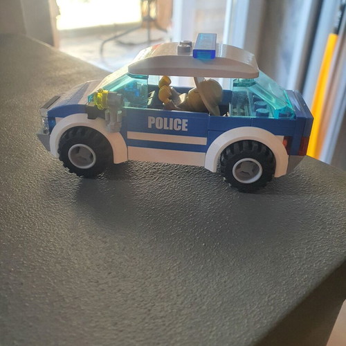 Lego police car like new with figure