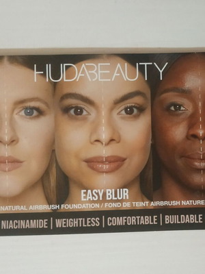 Huda Beauty Easy Blur Foundation Trial Kit new, 10 shades