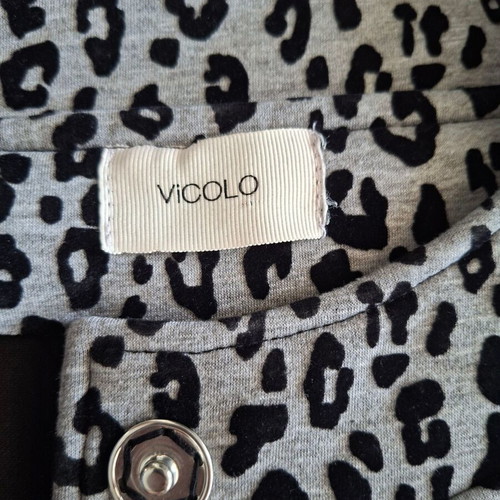 Vicolo jacket coat new, size S, black and grey