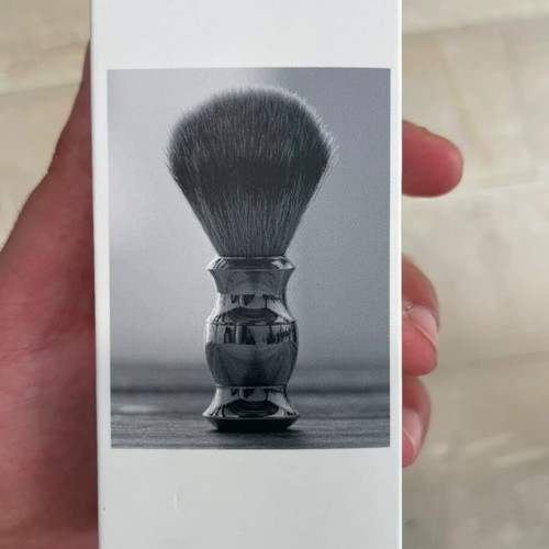 Depot Aluminium Shaving Brush with Aluminium Handle new