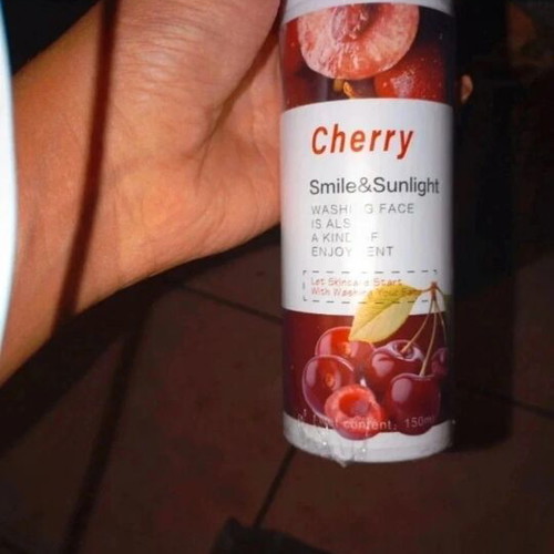 Cherry Smile & Sunlight Washing Face new, mono box