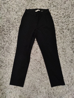 H&M polka dot pants like new, black, size S