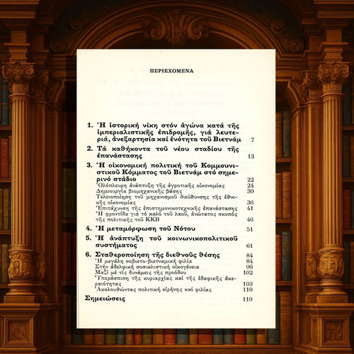 To Vietnam Simera book like new, Greek language