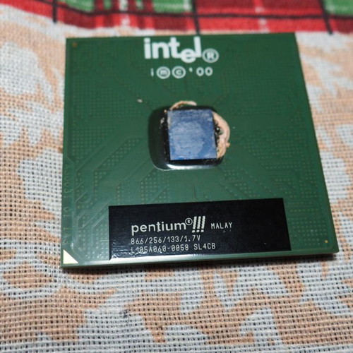 Pentium III with cooler used, retro opportunity