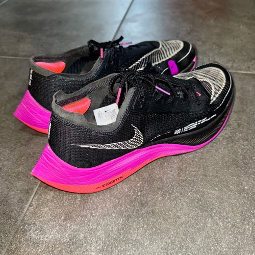 Nike ZoomX VaporFly Next% 2 used athletic shoes size 45.5