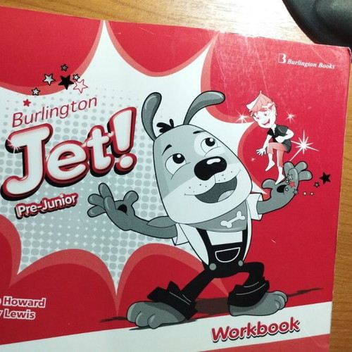 Jet Pre-Junior workbook used, Burlington editions