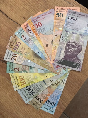 Venezuelan banknotes series unused