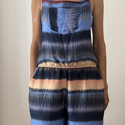 Silvian Heach Summer Jumpsuit like new, multicolor, size M