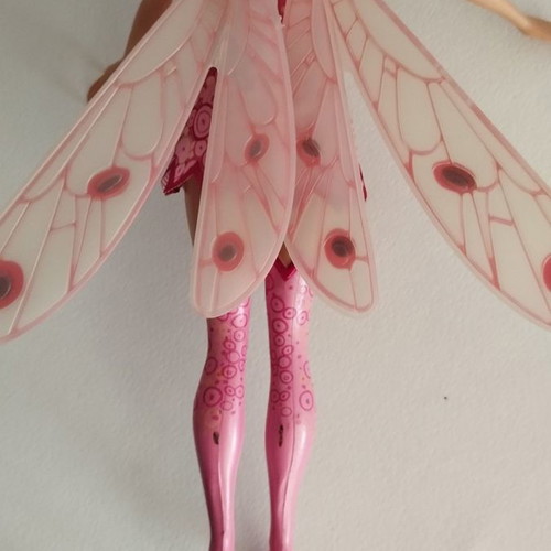 Mia and Me Yuko Fairy Dress doll used