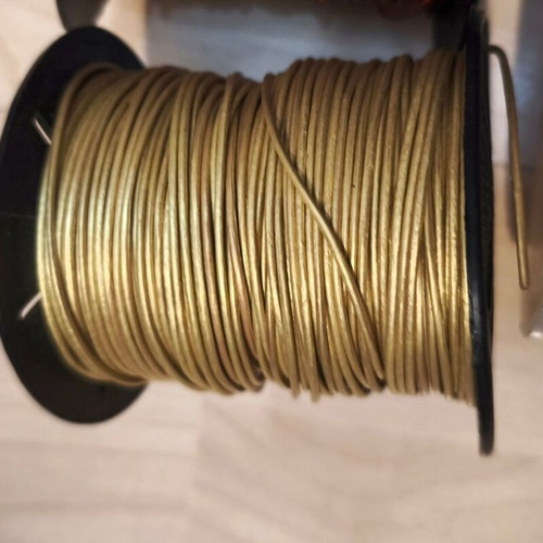 Leather spools like new for jewelry and crafts