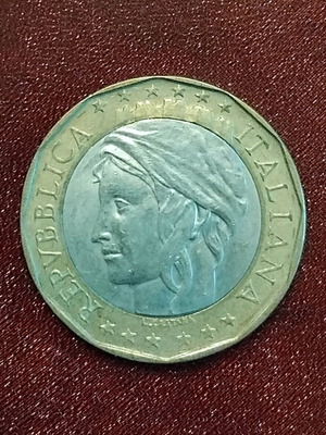 Ιταλία 1000 Lire 1998 μεταχειρισμένο σπάνιο νόμισμα