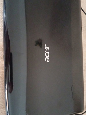 Acer laptop 5725 used, 4GB RAM, no hard drive or battery