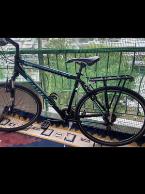 Ballistic unisex city bicycle, 27 inch wheels, black