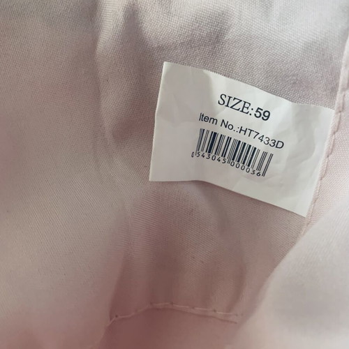 Beach hat like new, soft pink, size 59