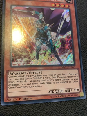 Celtic Guard Of Noble Arms Yu-Gi-Oh! card like new