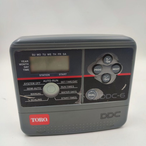 Toro DDC6 Digital 6-Station Sprinkler Controller like new 220V