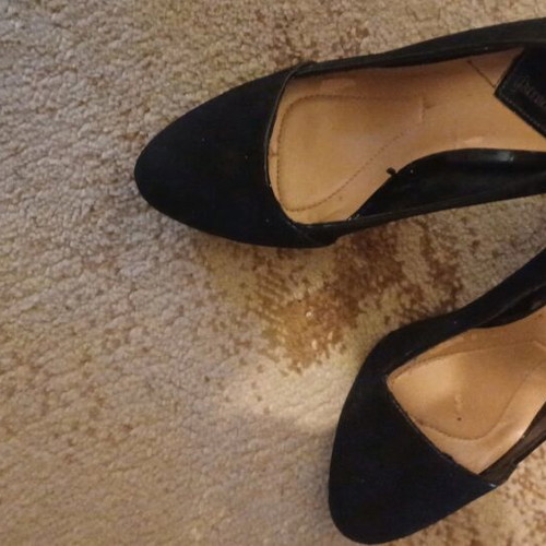Bershka black pumps size 38 like new