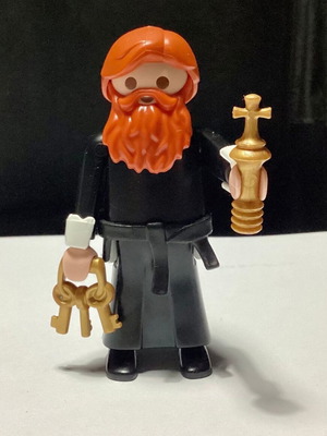 Playmobil custom figure priest / monk like new