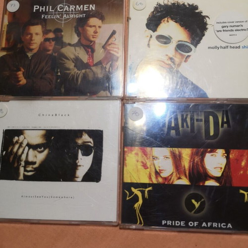 Pack of 9 used rock CDs