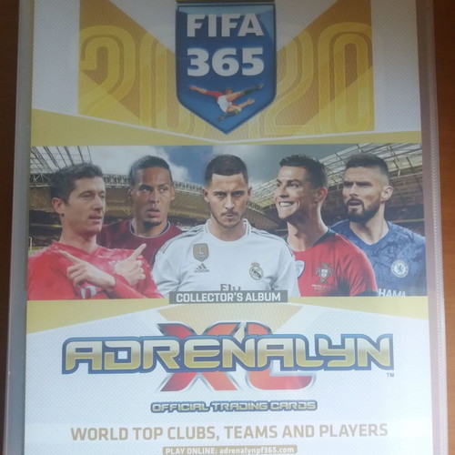 FIFA 365 2019-2020 Adrenalyn XL album like new with Limited Edition Olympiacos and Lionel Messi sets