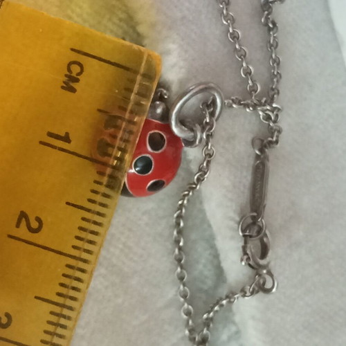 Tiffany & Co 925 Italy Silver Necklace like new, 40cm chain