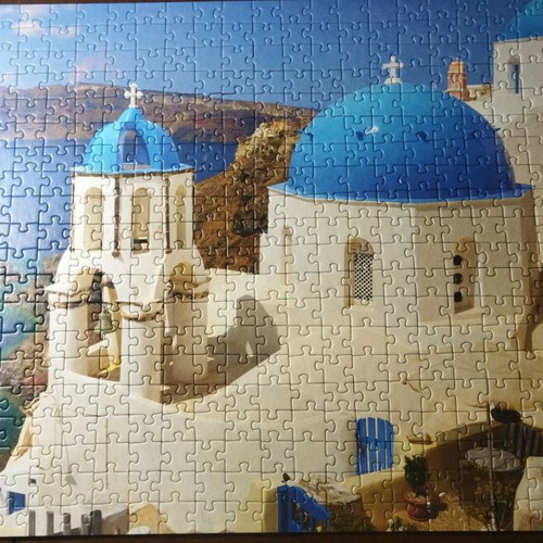 Santorini puzzle Trefl like new