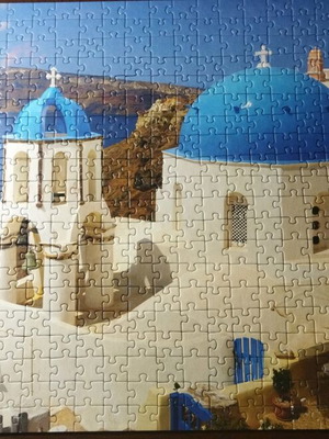 Santorini puzzle Trefl like new
