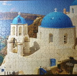 Santorini puzzle Trefl like new