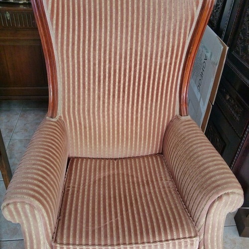 Armchair used in very good condition with seat spring repair needed
