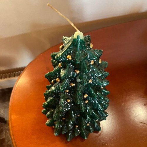 Large Christmas Tree Decorative Candle like new
