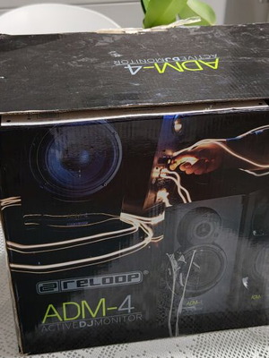 Studio monitors Reloop ADM-4 μεταχειρισμένα, ζεύγος με καθαρό ήχο
