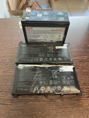Batteries non-functional for parts APC UPS and HP Laptop