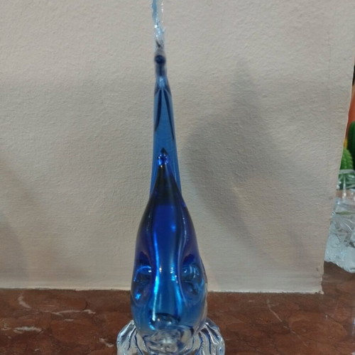 Decorative glass fish Murano style like new