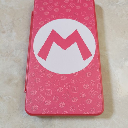 Nintendo Switch Game Case Holder with Super Mario Theme new
