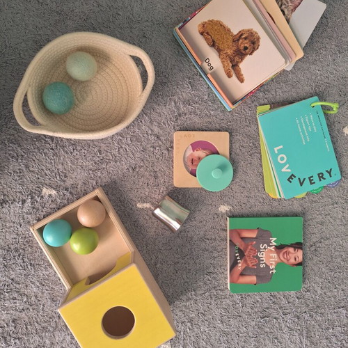Lovevery The Inspector Play Kit used for 7-8 months old