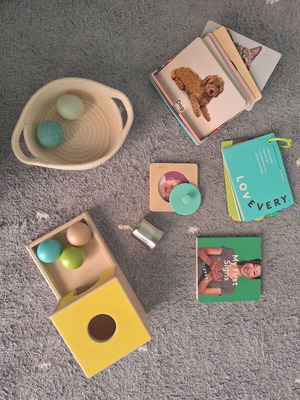Lovevery The Inspector Play Kit used for 7-8 months old