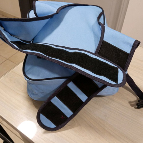 Crossbody bag new turquoise durable material for cyclists