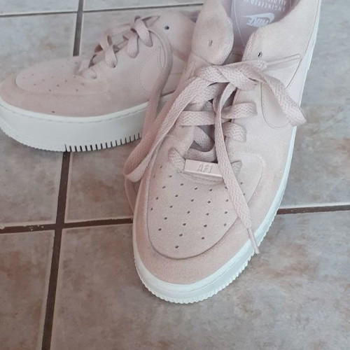 Nike Air Force 1 sneakers women like new, pink powder, size 37