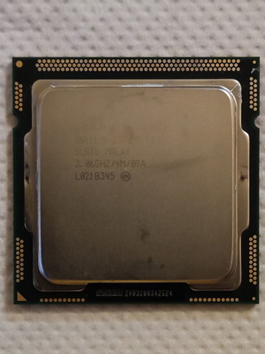 Intel Core i3-540 processor used, Socket LGA1156