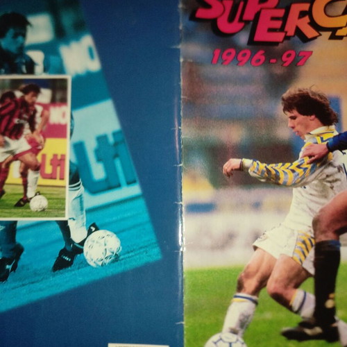 Panini Supercalcio 1996-1997 sticker album used, complete