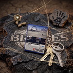 Death Stranding 2 PS5 game case keychain, 3D printed