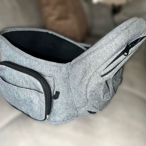 Tashbaby baby carrier like new, grey color, up to 20 kg