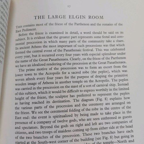 Sculptures of the Parthenon booklet used, English, 1950