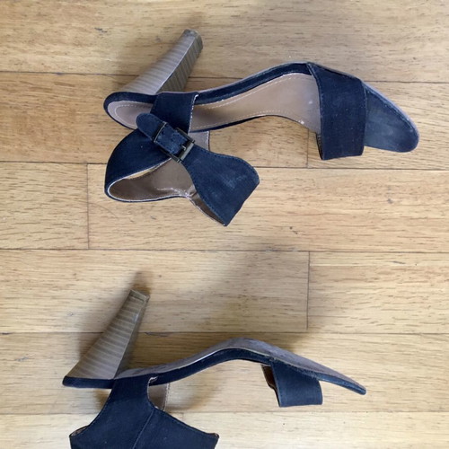 Zara black women's sandals size 38