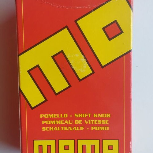 Momo gear shift knob new, aluminum and leather